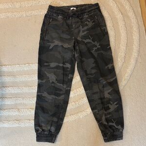 TNA Black Camouflage Joggers